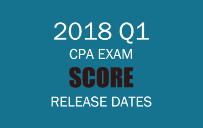 2018 (Q1) Score Release Dates