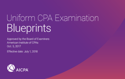 New Examination Blueprints Effective July 1, 2018 and January 1, 2019